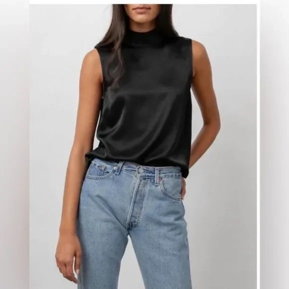 Rails Yolie Mock Neck sleeveless top